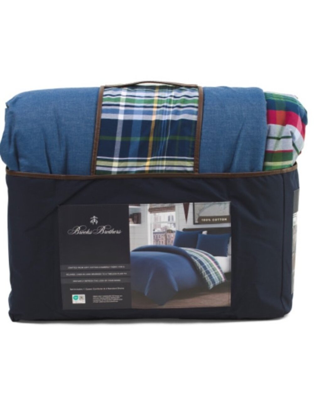 Brooks Brothers Reversible Comforter Set
